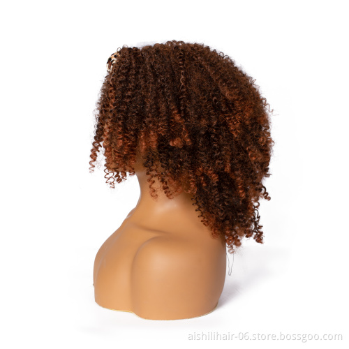 aishili headband wig for black woman curly headband wig synthetic headband wig